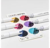 Set de 6 marqueurs opaques - Copic Acrea - Deep