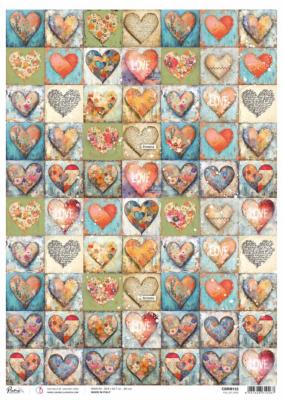 Feuille de riz - Full of love - A3