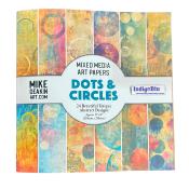 bloc 21x21cm - Dots and Circles Paper Pack