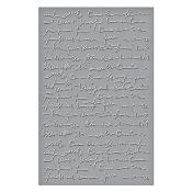 Detailled Embossing folder - Scribbled Letter