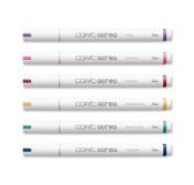 Set de 6 marqueurs opaques - Copic Acrea - Deep