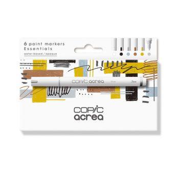 Set de 6 marqueurs opaques - Copic Acrea - Essentials