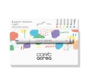 Set de 6 marqueurs opaques - Copic Acrea - Light