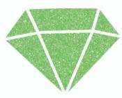 Izink Diamond<br>Vert foncé