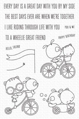 Tampon "wheelie great friend"