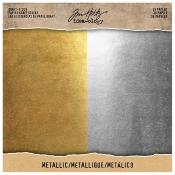 Kraft Stock Metallic - Papier kraft mtallique - 36 feuilles