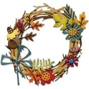 Thinlits "vault foliage wreath"