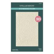 3D embossing folder - Crakle paint