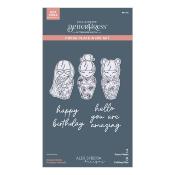 BetterPress plate and die set - Kokeshi dolls - Kyoto