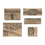 Tim Holtz Vignette box adverts panel