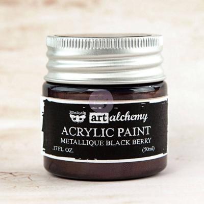 Art Alchemy Metallique Paint <br>Black Berry