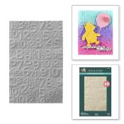 3D embossing folder - Classic Pooh - Birthday numbers