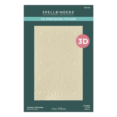 3D embossing folder - Country Christmas