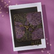 BetterPress plate - Script text