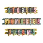 Seth Apter thinlits die - Word wafers #2