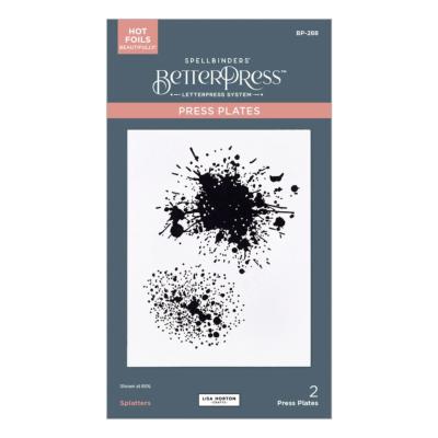 BetterPress plate - Splatters