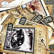 Months - clear stamp