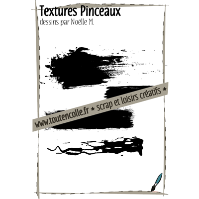 Texture Coup de pinceaux