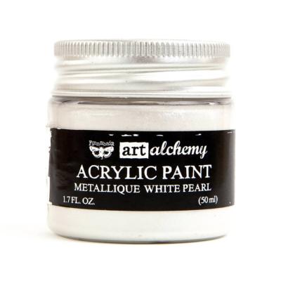 Art Alchemy Metallique Paint <br> White Pearl