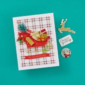 Cutting dies - Delivering Joy Sleigh