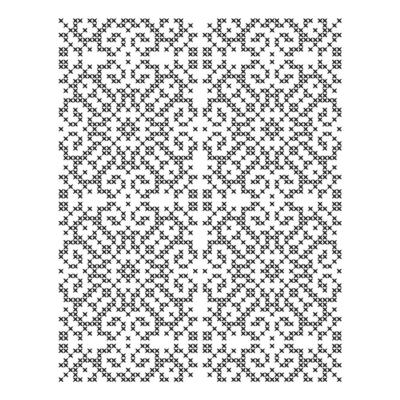 BetterPress plate - Petite Criss cross