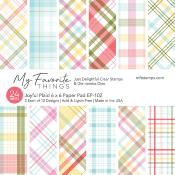 bloc de papier "Joyful plaid"