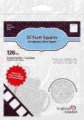3D foam squares - carrés de mousse adhésifs