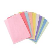 10 feutrines couleurs pastels