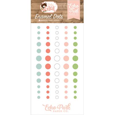 Enamel dots : baby girl