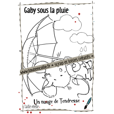 Gaby sous la pluie