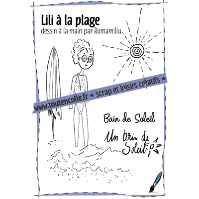 Lili à la plage