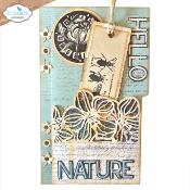 Pocket with flowers - Dies Planner Essentials