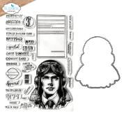 The property of - clear stamp + dies