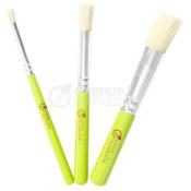 Set de 3 pinceaux pochoirs