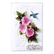 3D embossing folder - Petunia cascade