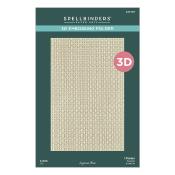 3D embossing folder - Linen
