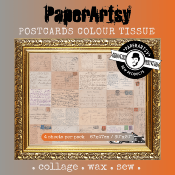 4 Printed Tissue - Postcards