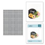 Detailled Embossing folder - Plaid company