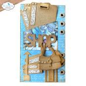 Sidekick - slanting library pocket with bag - Dies Planner Essentials