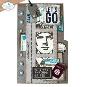 Travel journal - clear stamp