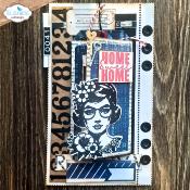 Frida at home - clear stamp + die