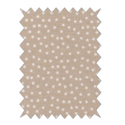 Coupon en coton Etoiles beige