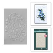 3D embossing folder - Norwegian rosemaling