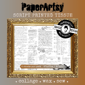 4 Printed Tissue - Script