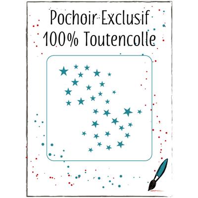 Pochoir Pluie d'étoiles