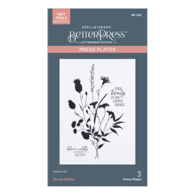 BetterPress plate - Bloom wildly