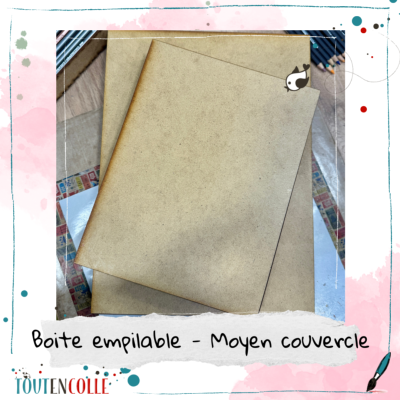 Couvercle Moyen pour boite empilable