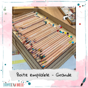 Boîte empilable - Grande