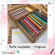 Boîtes empilable - moyenne