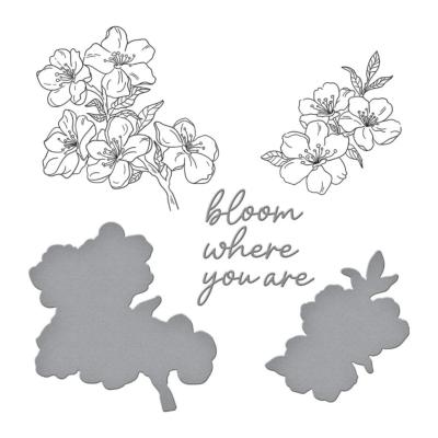 BetterPress plate and die set - Cherry blossom - Kyoto